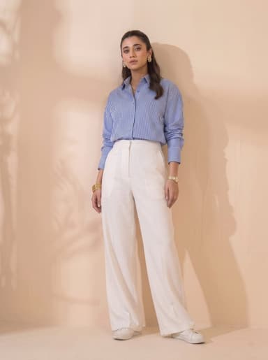Powder Blue Stripe