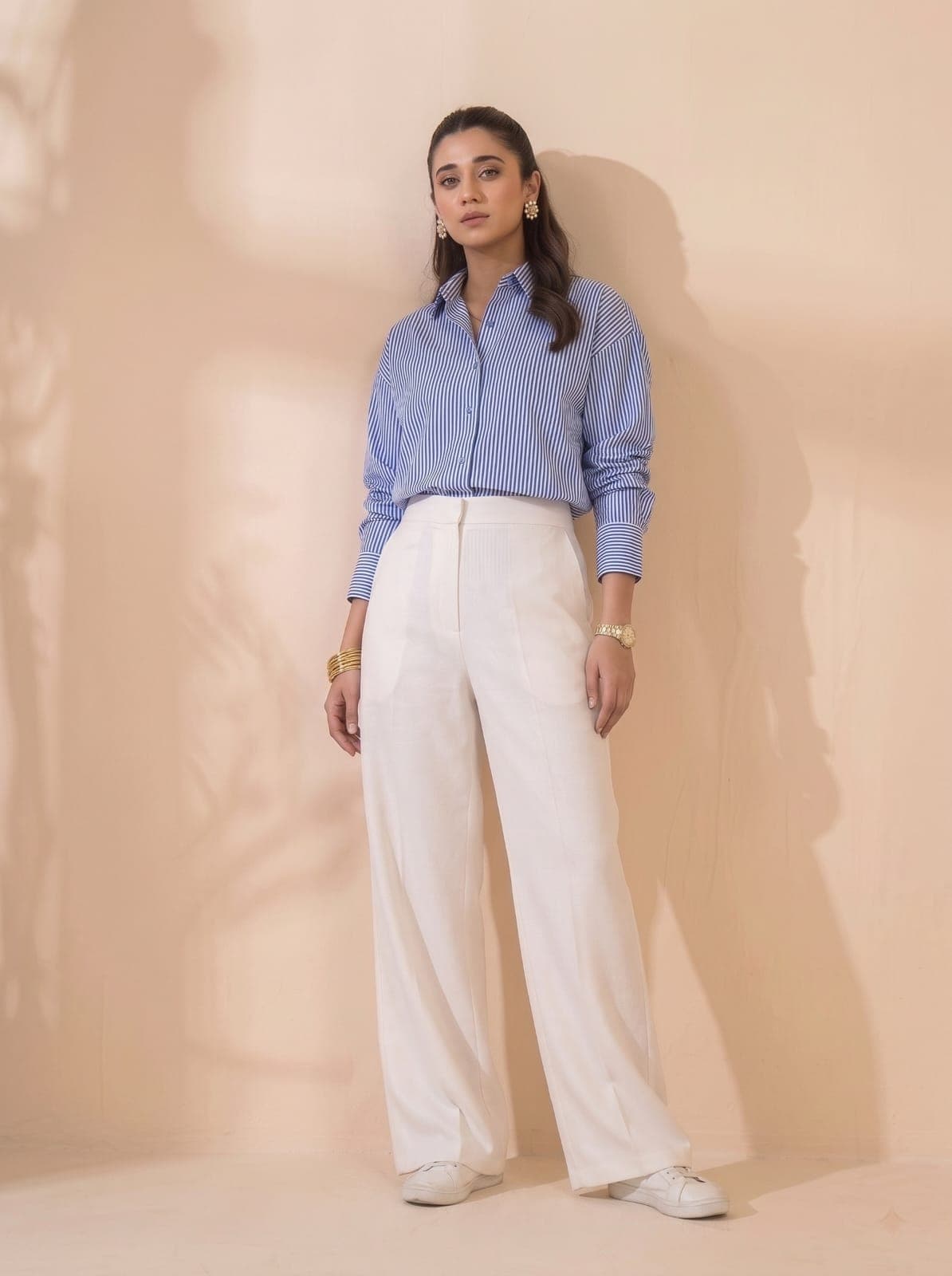 Zella Powder Blue Stripe